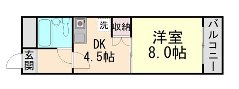 ライオンズマンション豊中蛍池の間取り画像