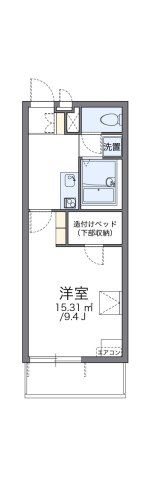 レオパレスラーラの間取り画像