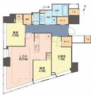 Brillia Tower堂島の間取り画像