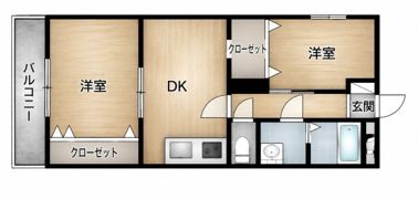 ヴィラ東宮の間取り画像