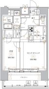 GENOVIA南千住Ⅸskygardenの間取り画像