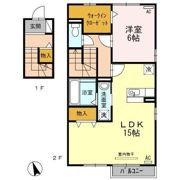 D-roomアッシュの間取り画像