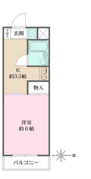 マツモト御殿山ハウスの間取り画像