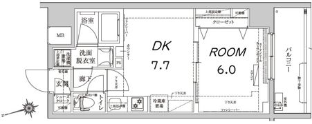 ルフレプレミアム押上イーストの間取り画像