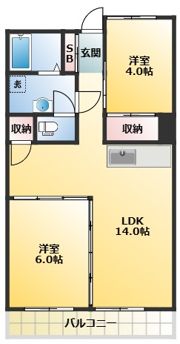 日暮ビルの間取り画像