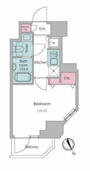 新品家具付きマンション南品川1（KaGood東京）の間取り画像