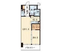 アルファレガロ西古松の間取り画像