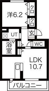 エール北花山の間取り画像