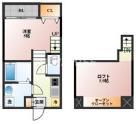 MODERN PALAZZO 福田町A棟の間取り画像