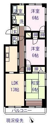 I’sタウンの間取り画像