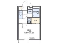 レオパレスKAZUの間取り画像