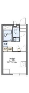 レオパレスシャトルKの間取り画像