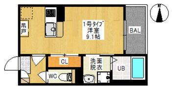 REGALEST 大元の間取り画像