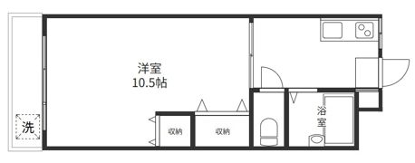 東マンションの間取り画像