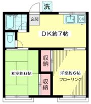 コーポ白亜の間取り画像