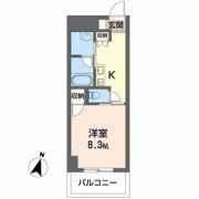 Gold Court楽々園の間取り画像