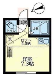 ユナイト追浜ローズウッドの間取り画像