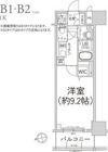 エスリード今池ルミナスの間取り画像