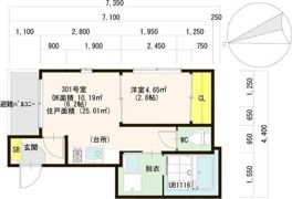 ガナーズ館長柄の間取り画像
