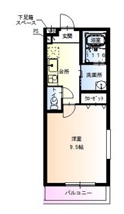 フジパレス末広町Ⅱ番館の間取り画像