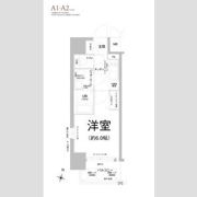 エスリード大阪ザ・ルクスの間取り画像