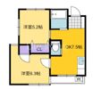 竹内ハイツの間取り画像