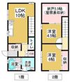伊島町2丁目メゾネットの間取り画像