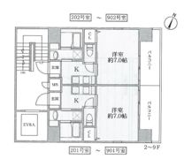 グランメール灘の間取り画像