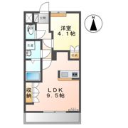 ベルフィーユMiyaの間取り画像