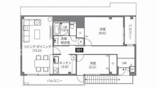 グランバリュー永福町(グランバリューエイフクチョウ)の間取り画像