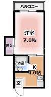 谷口マンションの間取り画像