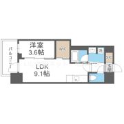 アーバネックス南森町EASTの間取り画像