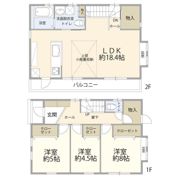 東久留米市学園町2丁目住宅（0006045）の間取り画像