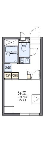 レオパレス谷万成の間取り画像