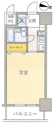 オーシャンハイツの間取り画像
