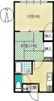 ハイツ白山の間取り画像