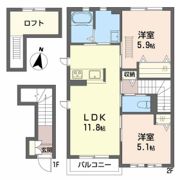 シャーメゾン プレミアスの間取り画像