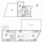 GranDuo下北沢12の間取り画像