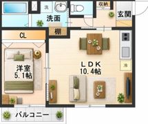 Cedar Hall Yamada Oneの間取り画像