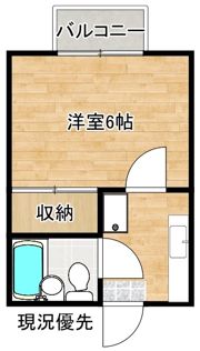 コーポ深町の間取り画像
