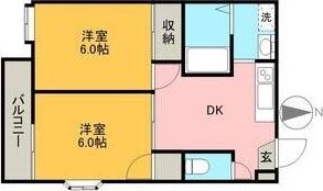 グリーンヒルNの間取り画像