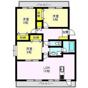 リジョンA・B棟の間取り画像