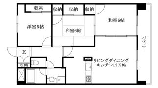 ノーブル道後の間取り画像