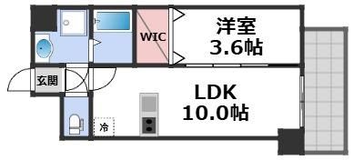 ミラージュパレス天王寺堀越町の間取り画像