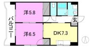 ラフール土居田の間取り画像