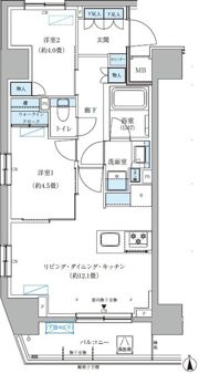 パークアクシス大森山王の間取り画像