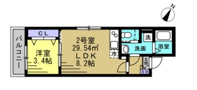 シティエスケイプ行徳の間取り画像