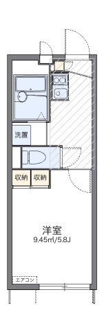 レオパレスグルーテンCの間取り画像