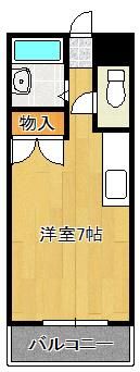 オーク黒住B棟の間取り画像