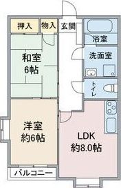 ムーニーグレイスAsanoの間取り画像